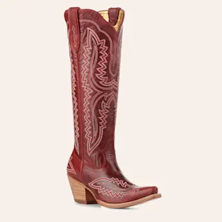 Red Alert Snip-Toe Boots